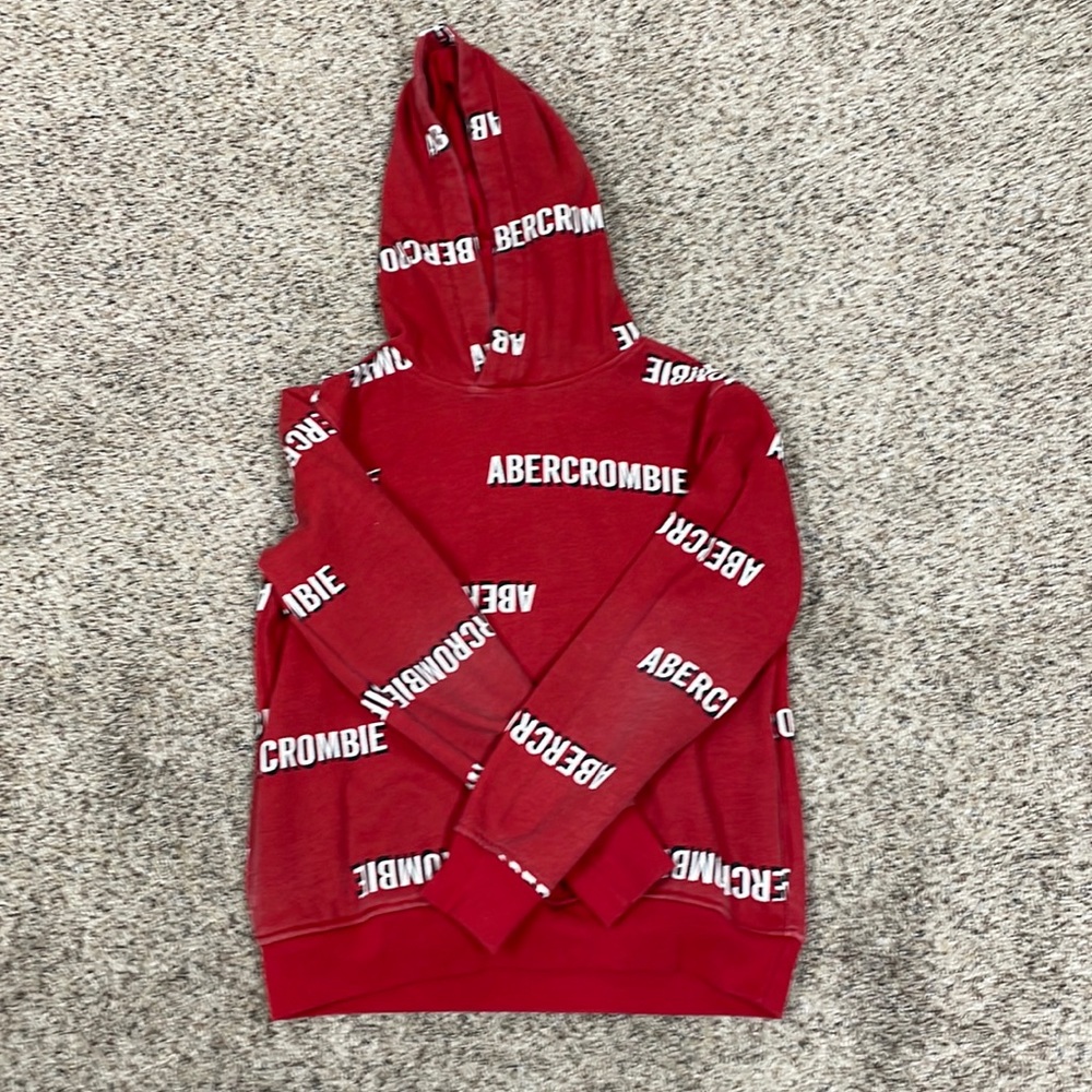 Abercrombie Kids, size 11/12, red w/ white and navy